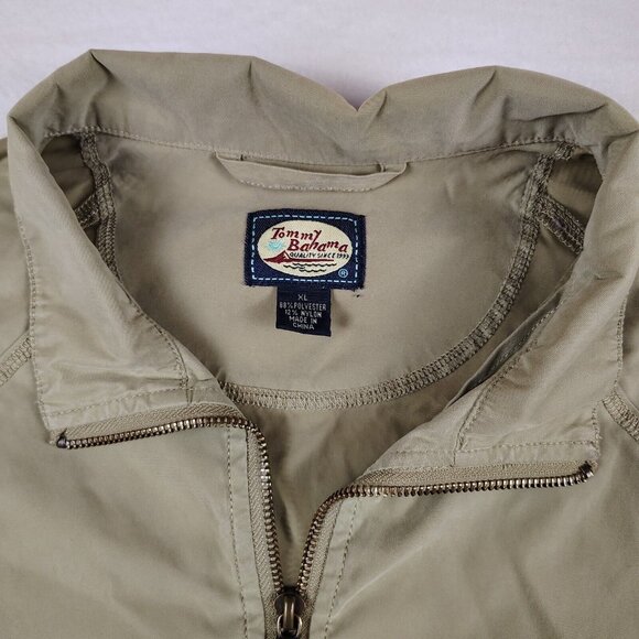 Tommy Bahama Birdie 1/4 Zip Pullover Golf Jacket Mercedes Logo Mens XL - Picture 3 of 10